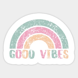 Good Vibes Rainbow Sticker